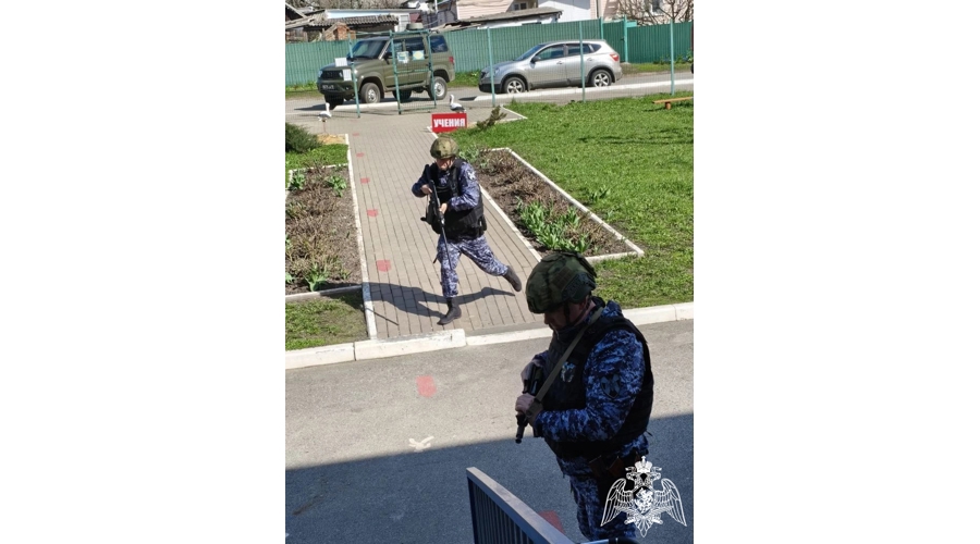  Белгородские росгвардейцы приняли участие в масштабных межведомственных учениях по антитеррористической безопасности