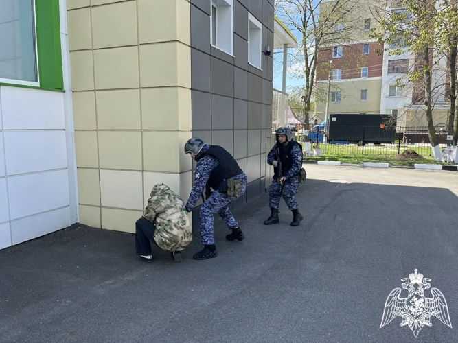  Белгородские росгвардейцы приняли участие в масштабных межведомственных учениях по антитеррористической безопасности