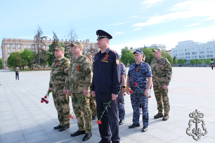 Белгородские росгвардейцы приняли участие в акции «Волна памяти», посвященной Дню Победы