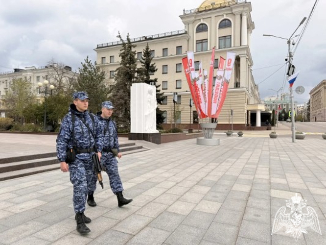 Подразделения Росгвардии обеспечили безопасность празднования Дня Победы в Белгородской области