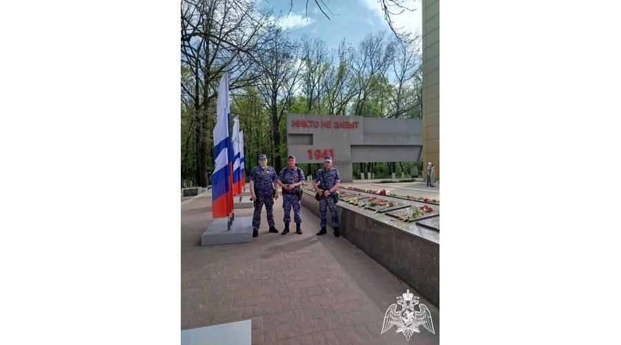 Подразделения Росгвардии обеспечили безопасность празднования Дня Победы в Белгородской области