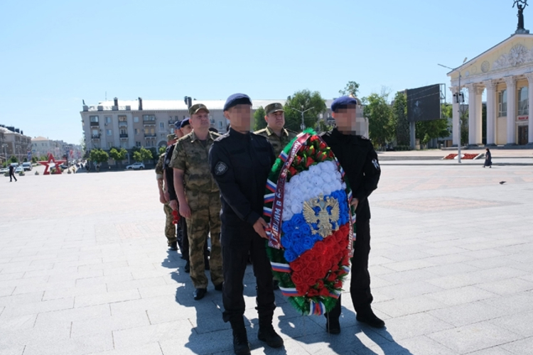 Белгородские росгвардейцы приняли участие в Дне памяти и скорби